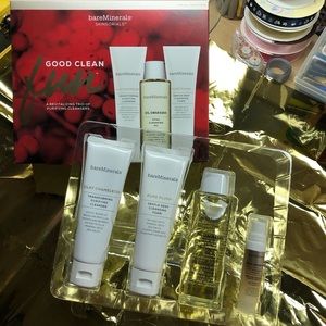 NEW bareMinerals Cleanser Trio plus Serum Set FREE SHIPPING!
